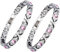 NBZZ lymphdrainage magnetic bracelet Magnetfeldtherapie-Armband Fashion Exquisite Energy Health Bracelets Magnetische Armbänder für Arthritis, Muttertagsgeschenk (a1-2pcs)