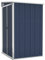 vidaXL Remise de Jardin Murale Hangar de Terrasse Abri de Jardin Maison de Stockage Meuble de Patio Extérieur Anthracite 118x100x178 cm Acier