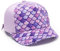 WAWSAM Mädchen Baseballkappe Verstellbarer Kinder Snapback Trucker Cap Baumwolle Mädchen Baseball Mütze Sonnenhut für Reisen Schule Outdoor Sportarten (Violett)