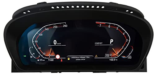 12,3-Zoll-Auto-LCD-Bildschirmmessgerät für X5 E70 2006-2013, Auto-Digitalanzeigen, Kfz-Tachometer, Anzeigeinstrument, Dash-Cluster-Monitor