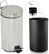 STORM TRADING GROUP 30 Litre Slim Kitchen Indoor/Outdoor Pedal Bin Rubbish & Waste Bin Slip Resistant With Strong Metal Stainless Steel Inner Bin & Handle