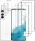 Quanen 3 Pièces Verre Trempé pour Samsung Galaxy S22 5G avec 3 Pièces Caméra Arrière Protecteur, Ultra Résistant Film Protection écran, 9H Dureté, HD, Anti-Rayures, Sans Bulles
