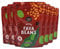 The Honest Bean Co Roasted Fava Bean BBQ, High Protein Vegan Snack, 120 g (Pack of 6)