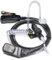 HYS TPH700 Micro-oreillette Compatible avec Matra EADS Jupiter TPH-700 TETRAPOL, oreillette gendarmerie avec PTT (Microphone intégré)