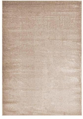 Home Deluxe - Teppich FOFI - Farbe: Creme, Größe: 150 x 80 cm - Allergikerfreundlich, Floorhöhe: 1,5 cm, 100% Polypropylen Friese I Floorteppich Shaggy Designteppich
