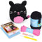 Winsing Häkelset für Anfänger – Häkeltier-Katzen-Set mit Schritt-für-Schritt-Video-Tutorials – Häkelset für Erwachsene und Kinder, Anfänger, Schwarz