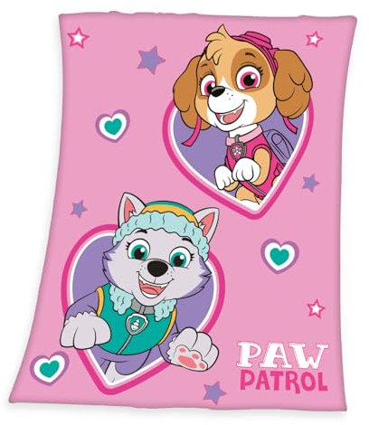 Herding Fleecedecke Paw Patrol, 130 x 170 cm, 100% Polyester