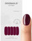 Doonails – Gel Folien Plum Purple – 20 UV Gel Strips in 9 Größen mit Extra-Länge – Nagelfolien selbstklebend & UV härtend – Nagelaufkleber mit bis zu 14 Tagen Halt
