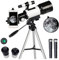 DGSYUAN Teleskop Astronomisches Astronomie-Teleskop Mit Stativ, Smartphone-Adapter, 70 Mm Öffnung Und 700 Mm Brennweite, Einsteiger-Refraktor-Teleskop Refraktor Teleskop