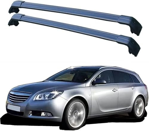 GuGuoZZ Aluminium Dachträger Relingträger für Opel Insignia 5-dr 2008-2014 Dachgepäckträger für Fahrradträger Dachboxen Oder Als Skihalter
