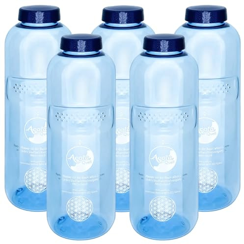 5er Set Acala Trinkflasche Grip 1,0 L aus Tritan | BPA-frei
