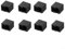 8 Stück Druckkopf-Silikonhülle, Drucker-Silikonhülle, Heizblock-Silikonsocke, für Anycubic für Kobra 3 Heizblöcke
