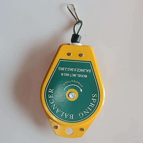 Spring Balancer, Hanging Retractable Tool, With 140cm Cable And Alloy Safety Buckle, Adjustable Tension, Safe Reduce Fatigue, For Hang, Carry And Remove Tools(