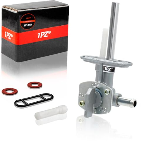 1PZ ES5-FG5 Interruptor de válvula de llave de gasolina Compatible con Yamaha YFS200 YFM250 YFM350 YFM400 YFM600 YFZ350 YFZ450 Suzuki DRZ400 FZR600 LT80 LTZ250 LTZ400 Raptor 660 Wolverine Banshee 350