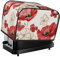 Flowers And Butterflies Red Poppies Printed Toaster Cover 2 Slice Kitchen Small Appliance Dust Cover Dust And Fingerprint Protection