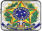 Coat of Arms of Brazil 15-16 Pollici Custodia trapuntata per computer portatile Custodia morbida per notebook Borsa protettiva per computer