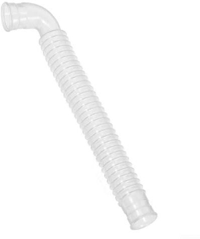15mm ID Elbow Hose for Washing Machines, 165mm Length, Flexible Design for Efficient Drainage