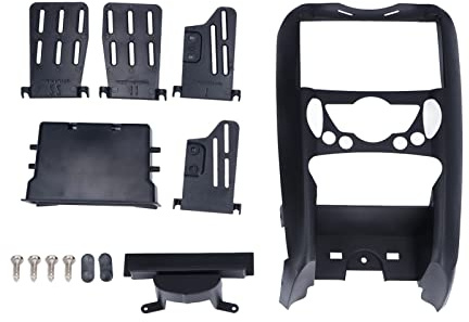 2DIN Radio CD DVD Frame Adaptor Dashboard Trim Replacement for MINI Hatch II R56 2006 2014 Premium ABS Black Facia Panel Navigation Frame Car Stereo Installation Kit