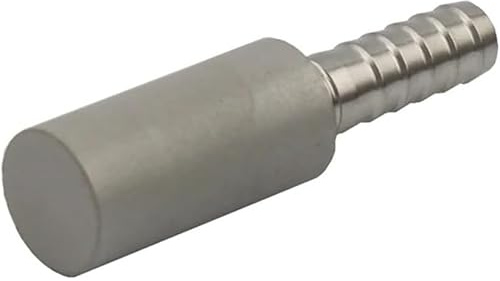 Pietra di diffusione in acciaio inossidabile da 0,5 o 2 micron con attacco da 1/4 - Pietra di aerazione for la produzione casalinga di birra, vino e bibite gassate(0.5 Micron)