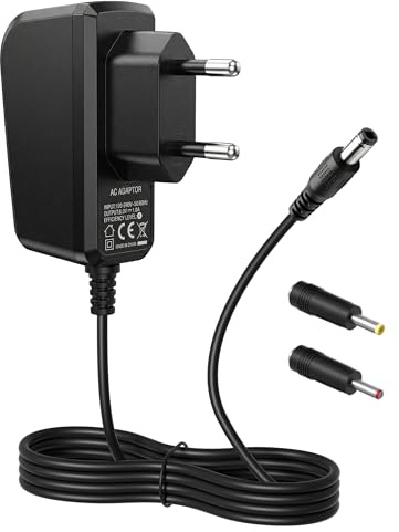 Rsydmny 6V 1A Netzteil Power Adapter, AC 100-240V zu DC 6V 1000mA Netzteiladapter, für LED Strip, CCTV Kamera, Router, Stecker 5,5 mm x 2,1 mm, mit 3,5mm x 1,35mm, 4,0mm x 1,7mm Stecker