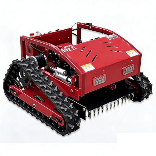 LTdlhFk Tosaerba Cingolato Telecomandato 9hp – Motore a Benzina 224cc 4 Tempi, Larghezza di Taglio 54,8 Cm (21,6), Pendenza Massima 60°, Illuminazione LED per Taglio Notturno