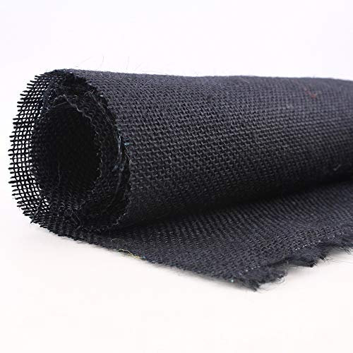 TELA ARPILLERA COLOR NEGRO 100% YUTE – ANCHO 150 CENTÍMETROS (1 METRO)