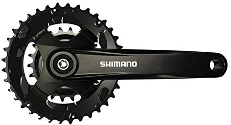 Shimano Kurbelgarnitur Altus 9 x 2 V 175 mm 36/22 +3 mm Unisex Erwachsene (Mehrfarbig), 36/26