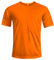 MKR Quick Drying Breathable Cooling Short Sleeve Sports T-Shirt with UPF40+ Sun UV Protection (Smooth Fluo Orange, 3XL)