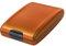 Portefeuille sécurisé RFID pour espèces et cartes, porte-informations en aluminium pour portefeuille RFID, protection de sécurité pour portefeuille en métal bloquant RFID (Orange)