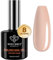 Modelones Gel Nail Polish Builder Nail Gel, Nude Brown Gel Builder for Nails, Hard Gel Builder Nail Strengthener Extension Gel Base Gel Rhinestone False Nail Tips Glue Gel in a Bottle 15ML Hard Gel