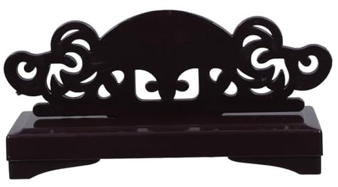 Veemoon Creative Folding Fan Stand Sturdy Plastic Base Elegant Display for Hand Fans for Home Decor and Parties for Desktop Use