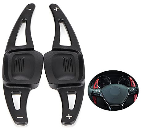 ontto Estensione del bilanciere del cambio del volante, adatto per VW Golf 7/7.5 (non GTI R GTD R-Line) MK7 Golf 8 MK8 POLO MK6 Arteon Touareg Tiguan Metallo Paddle Shifter accessorio per interni