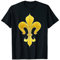 Mittelalterliches Wappen Lilie - Gold Silber T-Shirt T-Shirt