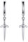 Schwert Ohrringe 925 Sterling Silber Schwert Dangle Drop Ohrringe Schwert Schmuck Geschenke für Damen Frauen Mädchen Männer
