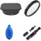 Set di accessori per fotocamera Fujifilm XF 18-55 mm f/2.8-4 R LM OIS con obiettivo Fujifilm X-T200 X-T100 X-T30 X-T20 X-T10 con paraluce in metallo, filtro UV, set di pulizia