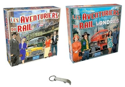 Set Abenteuer des Rail 2 Express London + New York + 1 Blumie Abziehbilder (2 Express)