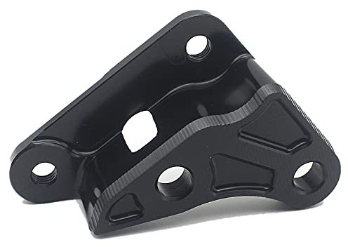 Yokomu Motorrad Bremssattel Adapter Code Bremse Sattel Bremsscheibe Adapter Halterungen für GTS300 GTV300 300(Schwarz)
