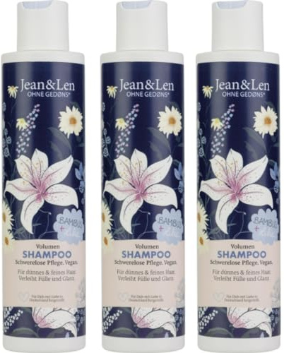 Volumen Shampoo Bambus & Lilie 300 Mililiter x 3 Stück