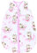 TupTam Baby Sommer Schlafsack 0.5 TOG aus OEKO-TEX zertifizierten Materialien, Farbe: Giraffe/Rosa, Größe: 80-86