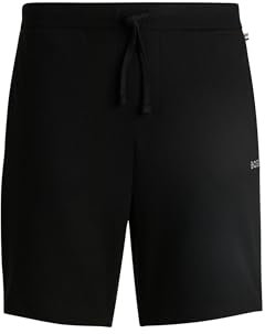 BOSS Mens Waffle Shorts Black L