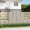 heybb Gabionen mit Hochbogen 3 Stk. 200x50x180/200cm Verzinktes Eisen GabionenköRbe Gabionen ZubehöR Zaun Garten Gabionengitter
