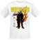 Twenty One Pilots On Fire Männer T-Shirt weiß S 100% Baumwolle Band-Merch, Bands