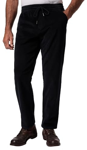 JP 1880 Herren große Größen Übergrößen Menswear L-8XL Cordhose, Modern Fit, Elastikbund, bis 7 XL Navy blau 5XL 820026130-5XL