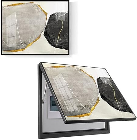 Electric meter wall decoration Creative Electric Panel Decoration Box Distribution Box Decorative Painting Wall Hanging Painting with Hydraulic Rod Supports