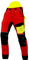 Sägenspezi Pantaloni antitaglio S1 Ultra, Rosso, Nero, Giallo, Large Breve
