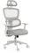 DESKSPACE® Move Ergonomischer Bürostuhl - Intelligente Lordosenstütze, 3-stufige Neigung Schreibtischstuhl, höhenverstellbare Rückenlehne, Atmungsaktives Netzgewebe, Bürodrehstuhl 150 kg (Grau)