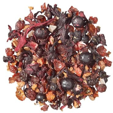 TEA SHOP - Infusión Wild Berries 100g - 50 Tazas - Infusión a Granel - Accesorios y complementos para el té - Propiedades naturales: - Té Frío - Perfecto para Verano, Infusiones Frias