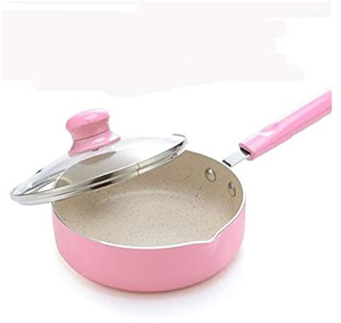 GSZCCZS Wok Pan Pan Pan Pance Pfannkuchen Pfanne Mini Frittingpfanne Haushaltsinduktionskocher Gasherd Pot Kitchen Kochgeschirr Kochgeschirr Pfanne Küchentopf (Größe: Grauer Wolf) Vision