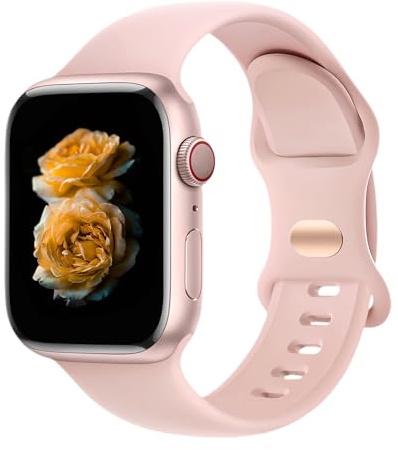 Correa deportiva de silicona Compatible with Apple Watch Mujeres & Hombres 38/40/41/42/44/45/46/49mm - Correa deportiva suave e impermeable iWatch Ultra3/2/1 SE3/2/1 Series11/10/9/8/7/6/5/4/3/2/1