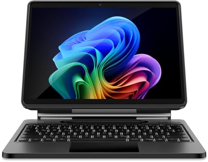 Dexnor für Microsoft Surface Pro 11/9 Hülle mit Tastatur Magic-Style Keyboard Magnetischer Schwebestand Trackpad Dual-Bluetooth Beleuchtung Stifthalter, Schwarz(Gilt Nicht für die Intel-Prozessor)